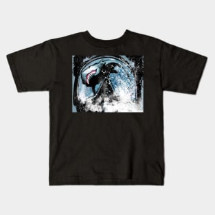 Diver Jaws Reflection Kids T-Shirt